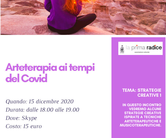 Incontro Arteterapia ai tempi del Covid: Strategie creative