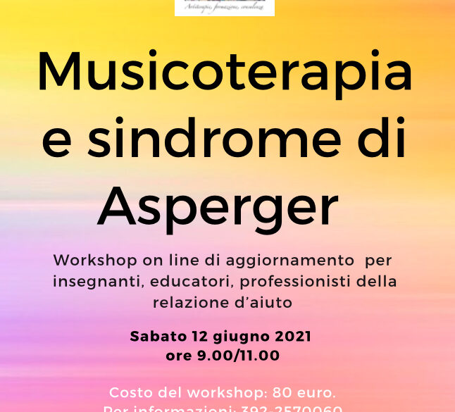 Musicoterapia e sindrome di Asperger:corso di aggiornamento