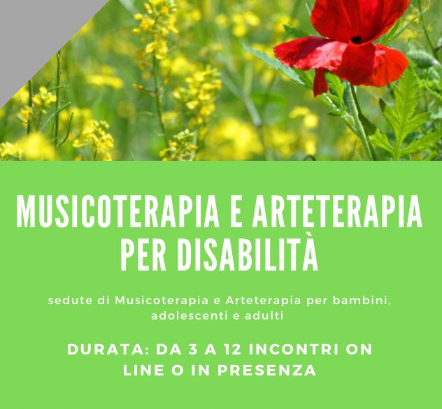 Musicoterapia e arteterapia per disabilità