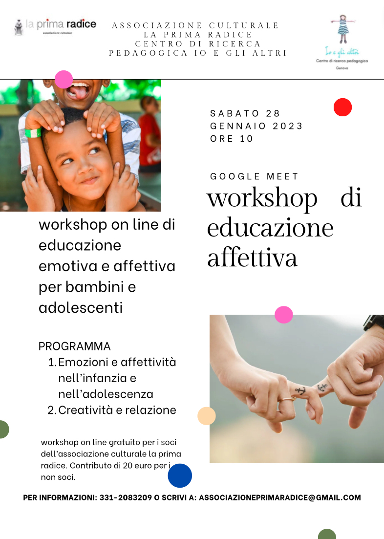 Workshop di educazione affettiva!